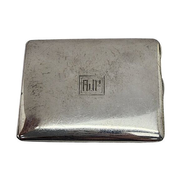 Tiffany & Co Sterling Silver Cigarette Case with Monogram #15043